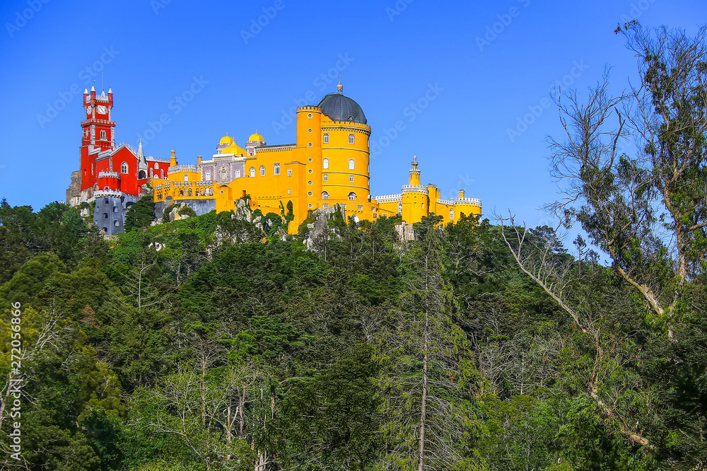 Pena Castle, Sintra, Lisbon District, in Portugal