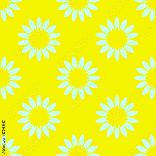 Beauty vintage yellow texture  floral pattern