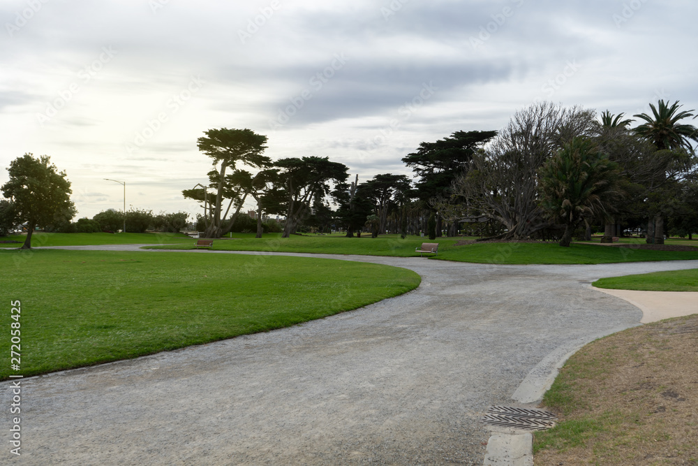 Park from St. Kilda Melbourne Victoria Australia Nature Park from St. Kilda Melbourne Victoria Australia Nature