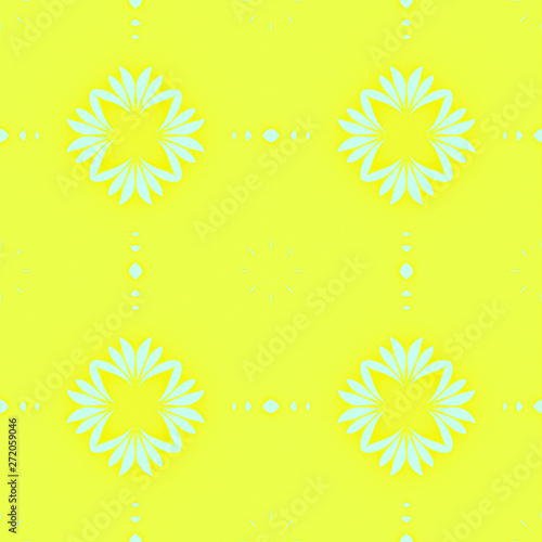 Beauty vintage yellow texture, floral pattern