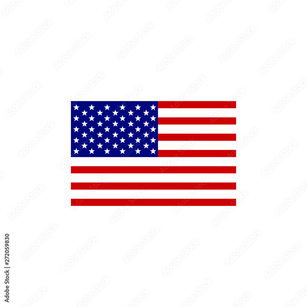 American flag icon logo design vector template American flag icon logo design vector template