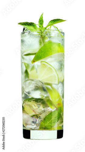 Fresh mojito cocktail isolated 