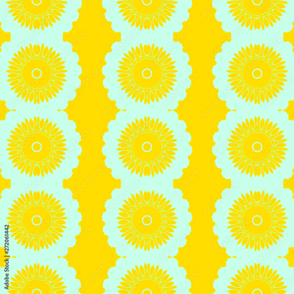 Yellow beauty seamless pattern , spring floral texture Yellow beauty seamless pattern , spring floral texture