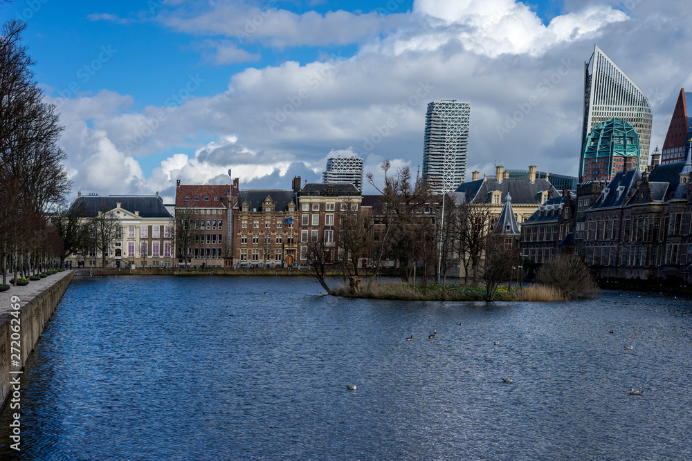 Den Haag, Netherlands, , a large body of water with a city in the background