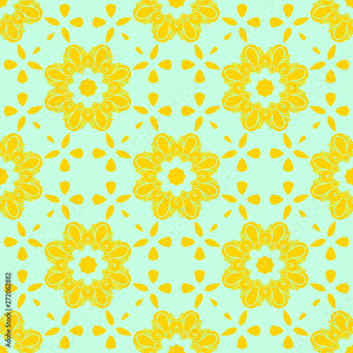 Beautiful spring pastel pattern with floral design