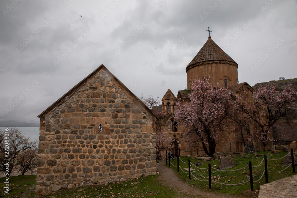 Armenian Church of the Holy Cross on Akdamar Island (Akdamar Adası), Lake Van /Turkey