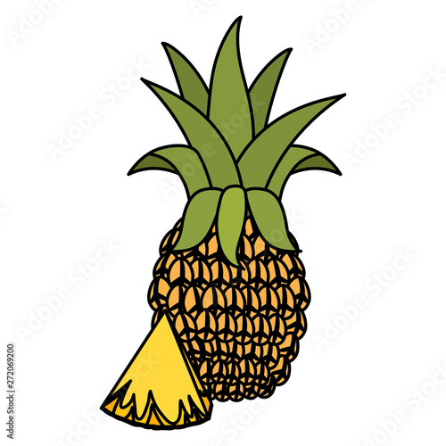 tropical fruits design