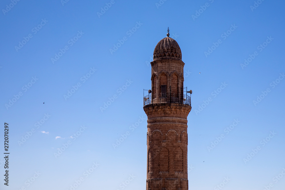 minaret and mosque