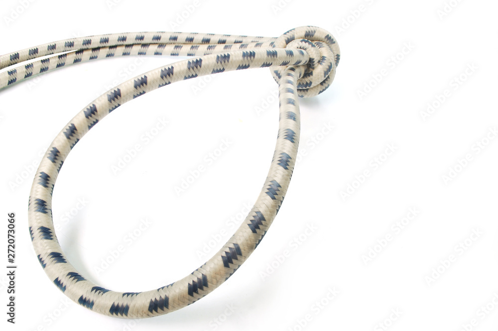 Elastic strap on white background.(with Clipping Path). Elastic strap on white background.(with Clipping Path).