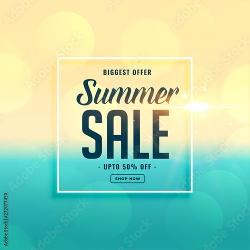 biggest summer sale beach background