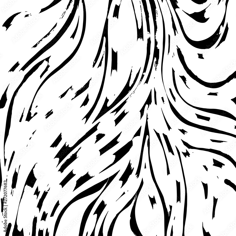 Obraz premium Brush grunge pattern. White and black vector.