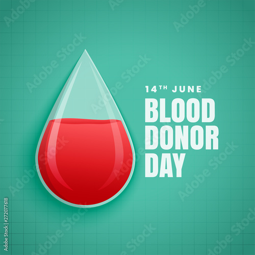 june world blood donor day concept background
