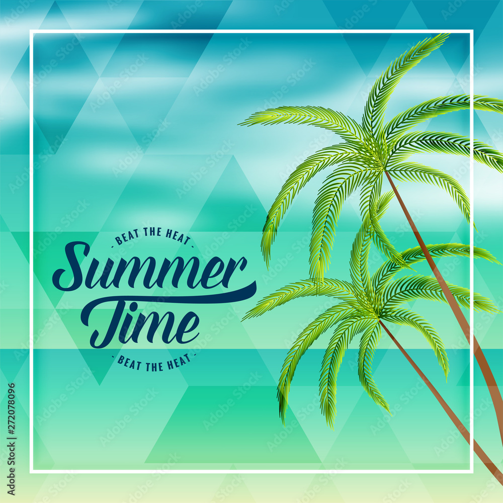 Fototapeta premium summer time beach holiday lovely background