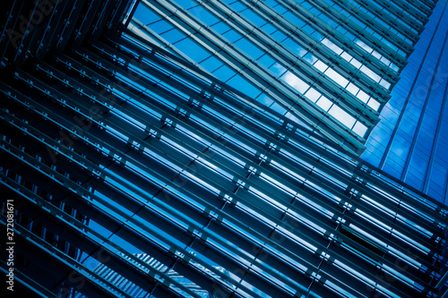 Wallpaper Mural Close-Up of Modern Office Buildings in city of China. Torontodigital.ca