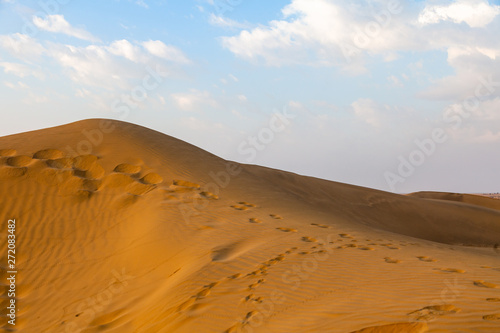 Thar Desert and Blue Sky