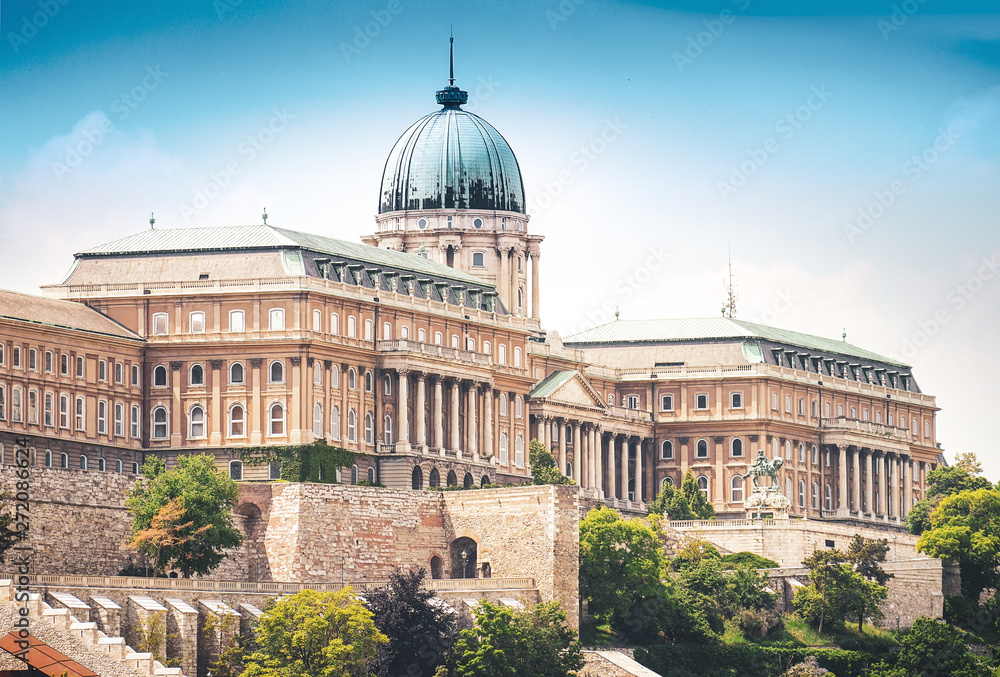 Fototapeta premium Buda Castle - Budapest, Hungary - landmark, tourist attraction
