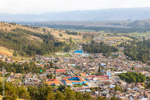 View of the city of Concepcion, in Junin. Peru photo