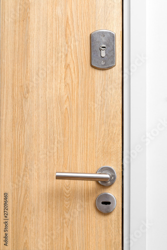 Wallpaper Mural Door of a family home. Close-up of the lock in an armored door in a department. Reinforced door. Torontodigital.ca