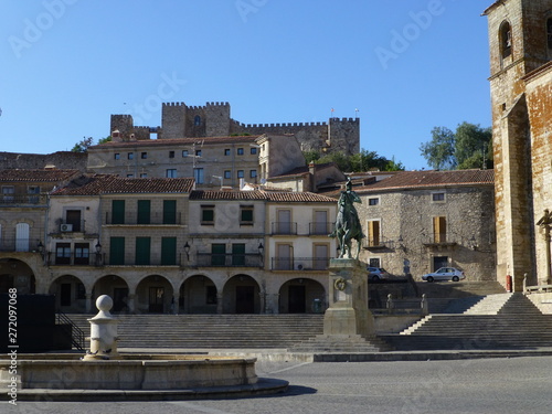 Extremadura. Historical village of Trujillo,Spain