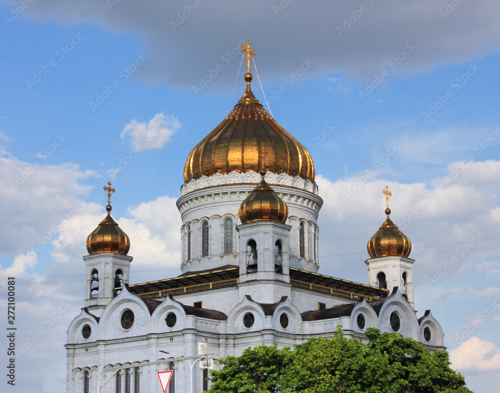 Christ the Saviour Cathedral in Moscow, Russia