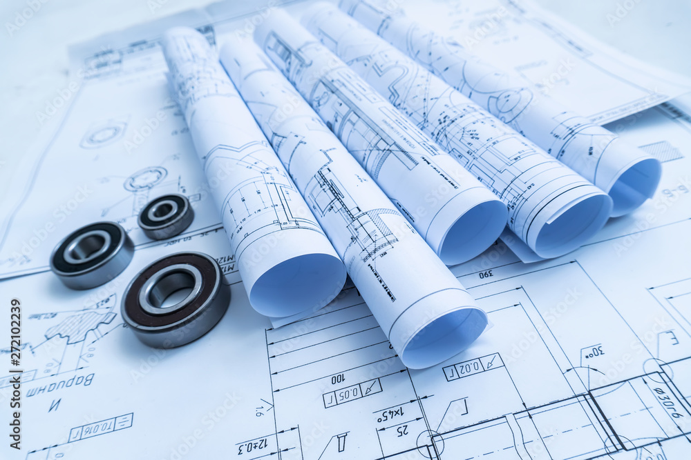 Technology blueprints. The part of engineering project. Technology blueprints. The part of engineering project.