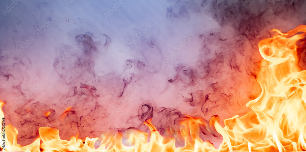 Fire flames on Abstract art black background, Burning red hot sparks rise, Fiery orange glowing flying particles Fire flames on Abstract art black background, Burning red hot sparks rise, Fiery orange glowing flying particles