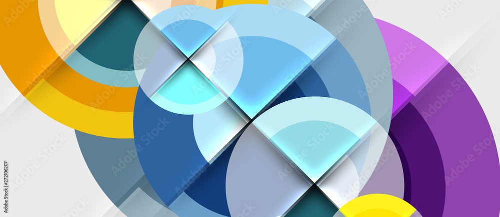 Circular geometrical design template Circular geometrical design template