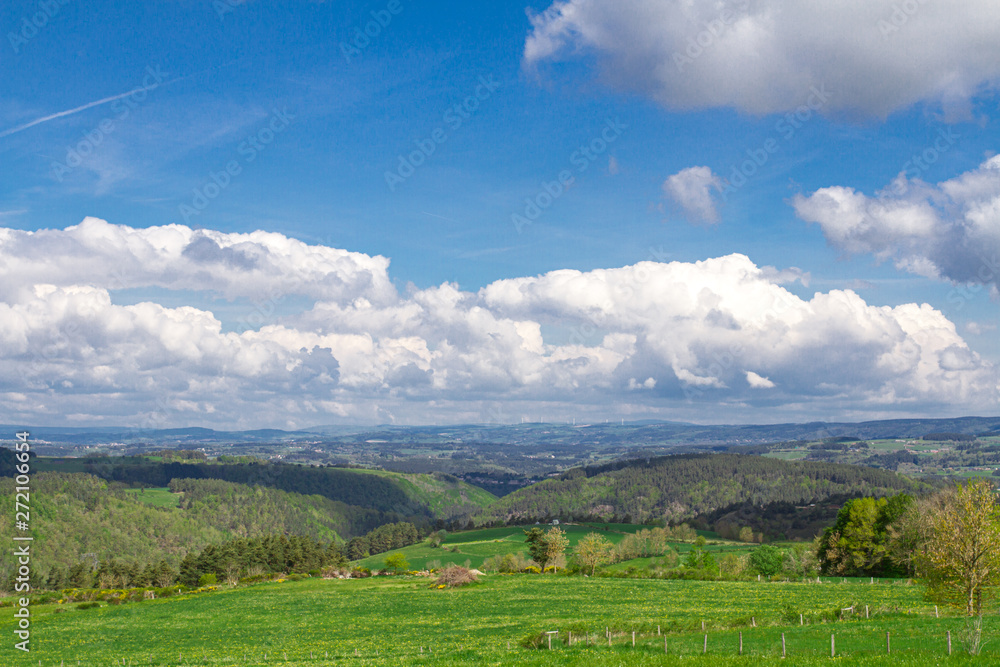 Fototapeta premium paysage de Lozère
