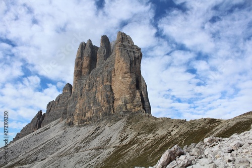 The mountains of the Dolomites, a UNESCO heritage site