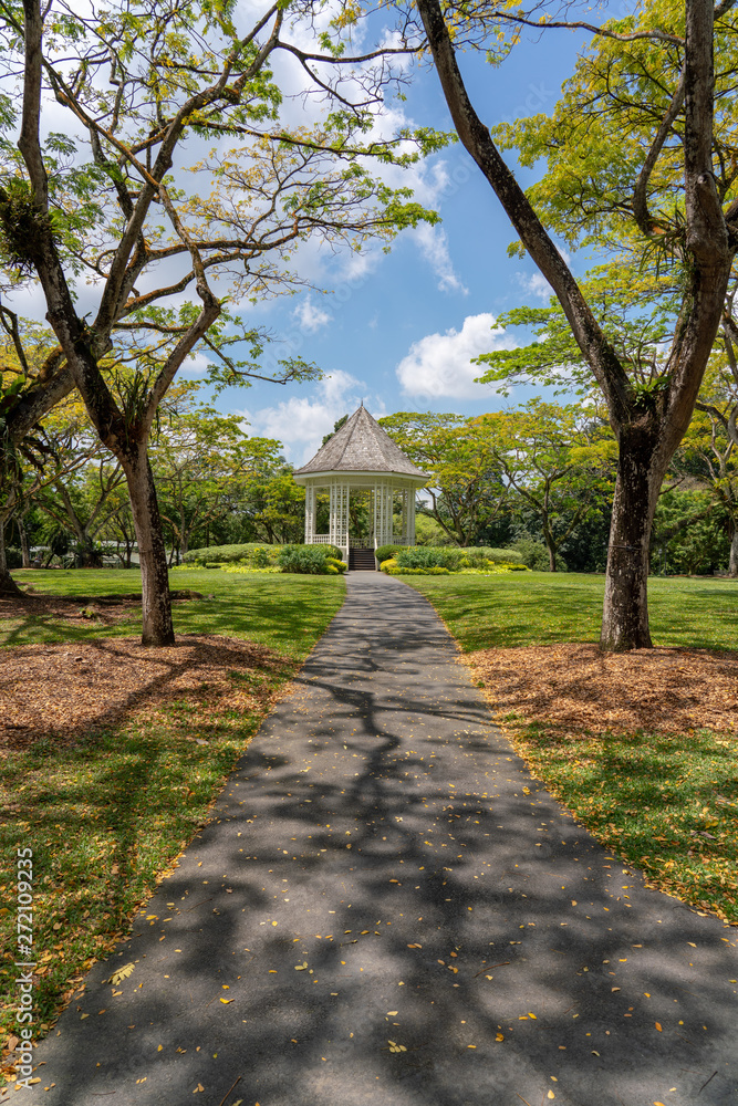 Band stand landmark at Singapore Botanic Garden Band stand landmark at Singapore Botanic Garden