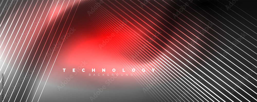 Color light with lines, outer space background, bright rays Color light with lines, outer space background, bright rays