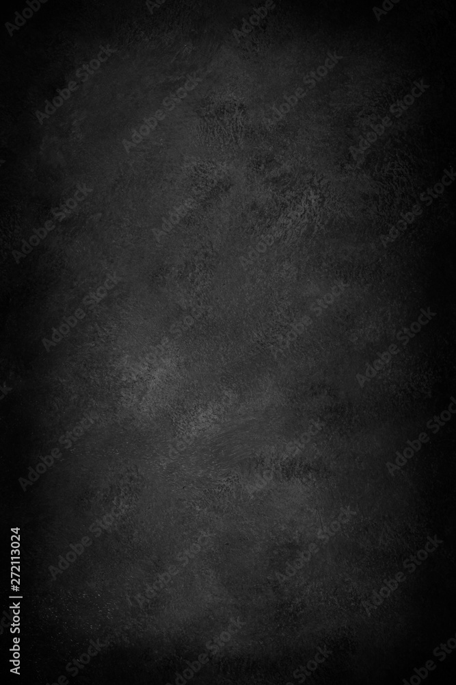 Black background, dark slate texture.