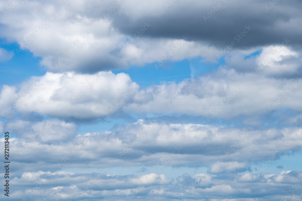 Big cumulonimbus on blue sky. Cumulus, stratocumulus, stratus, altocumulus, nimbostratus. Big cumulonimbus on blue sky. Cumulus, stratocumulus, stratus, altocumulus, nimbostratus.