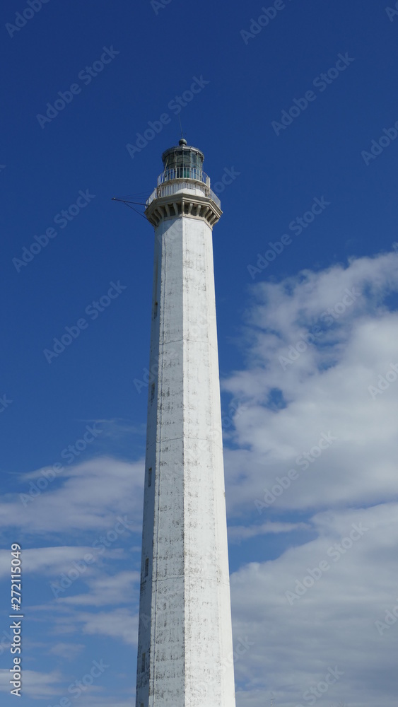 Architettura di un faro nel sud Italia