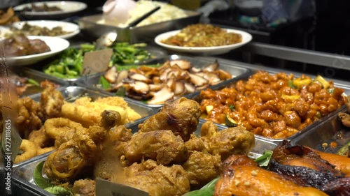 Singapore hawker stall chinese malaysian indonesian food