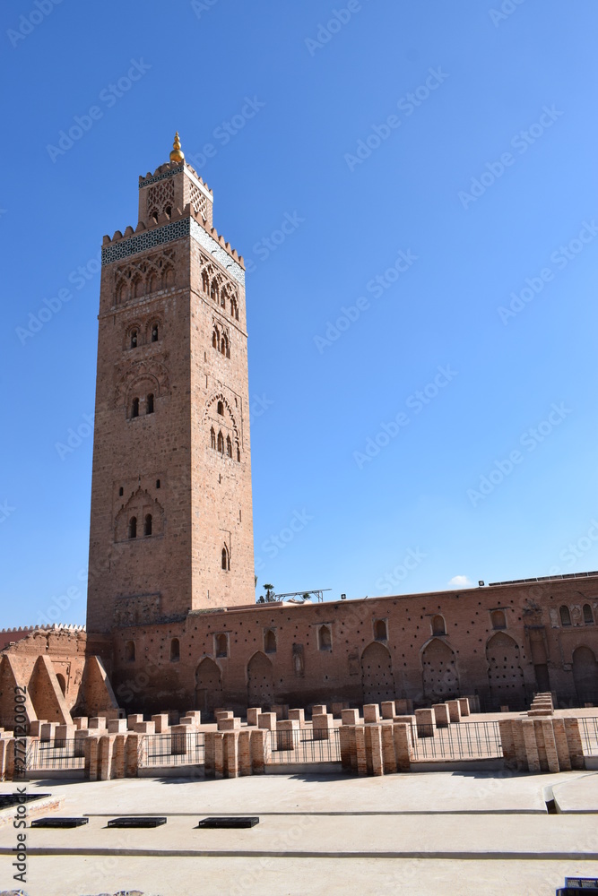 Meczet Księgarzy, meczet, Masdżid al-Kutubijja, Mosquée Koutoubia, Marrakesh - obrazy, fototapety, plakaty 