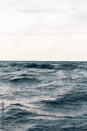 dark blue sea water background, shades of blue in black sea