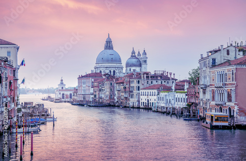 early morning at grand canal in venice, italy © frank peters