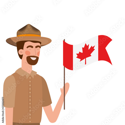 Ranger with canada symbol design