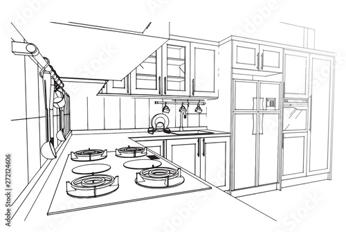kitchen sketch design