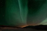 Auroras boreales en algun lugar de Laponia