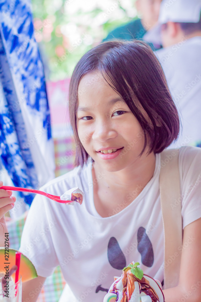 asian cute little gril. children happy at thailand asian cute little gril. children happy at thailand