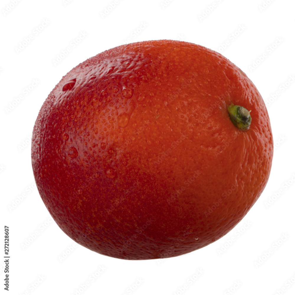 Fototapeta premium red orange isolated on white background