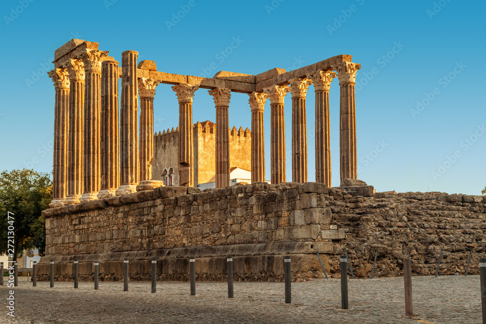 the-roman-temple-of-evora-also-referred-to-as-the-templo-de-diana-is