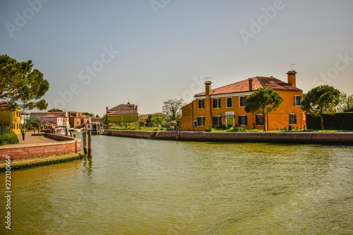 Canal de ingreso en la isla de Torcello.