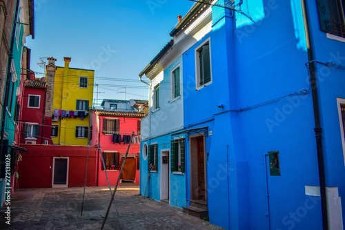 Típica construción de la isala de Burano.
