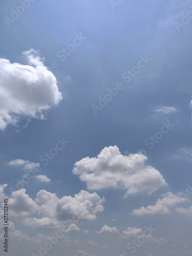Blue sky and cloud background. © Sahapon