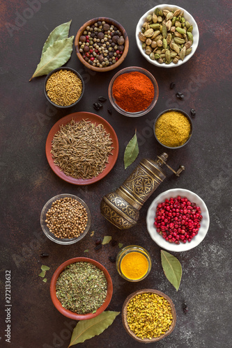 Fototapeta Naklejka Na Ścianę i Meble -  Spices Assortment