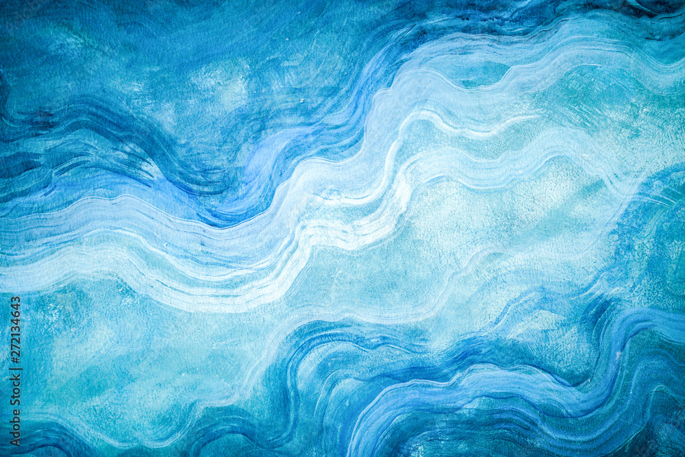 Abstrack background of blue wave