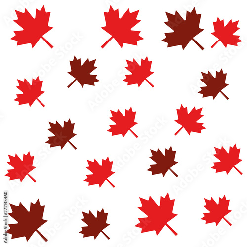 Maple leaf of canada background design © grgroup